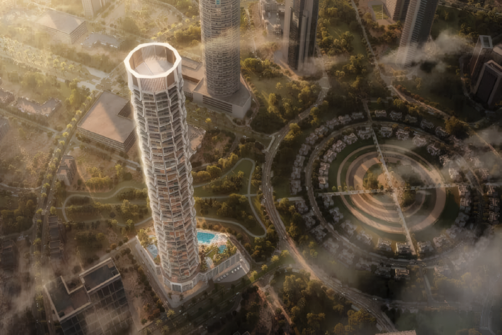 Modern apartment buildings in JVC, one of Dubai’s most in-demand affordable investment communities