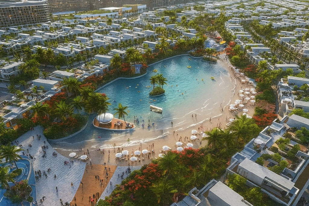 Dubai Science Park community with new residential and business developments suitable for property investment